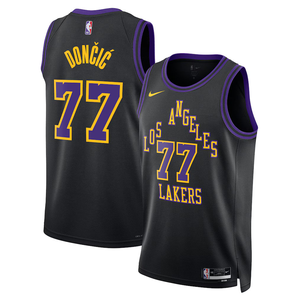 Luka Don?i? Los Angeles Lakers Unisex 2025/26 Jersey - Black - City Edition