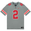 Caleb Downs Ohio State Buckeyes Jersey – Grey