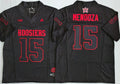 Fernando Mendoza Indiana Hoosiers Black Out Jersey - Black