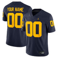 Custom Michigan Wolverines Jersey - Navy