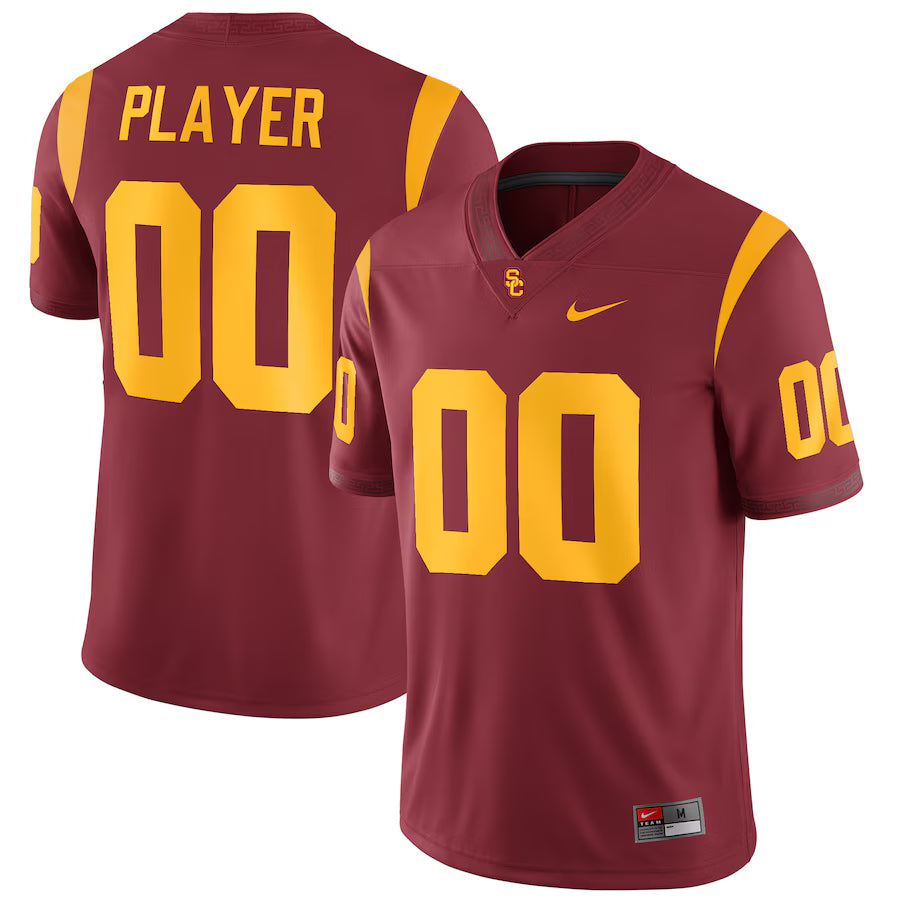 Custom USC Trojans Jersey - Cardinal
