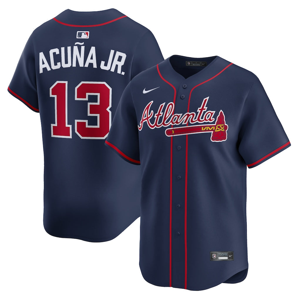 Ronald Acuna Jr. Atlanta Braves Alternate Limited Jersey - Navy