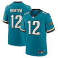 Travis Hunter Jacksonville Jaguars 2025 NFL Draft First Round Pick 2nd Alternate Jersey - Teal