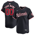 Custom Washington Nationals Alternate Jersey - Navy