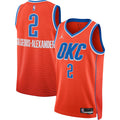 Shai Gilgeous-Alexander Oklahoma City Thunder Unisex Jersey - Statement Edition - Orange
